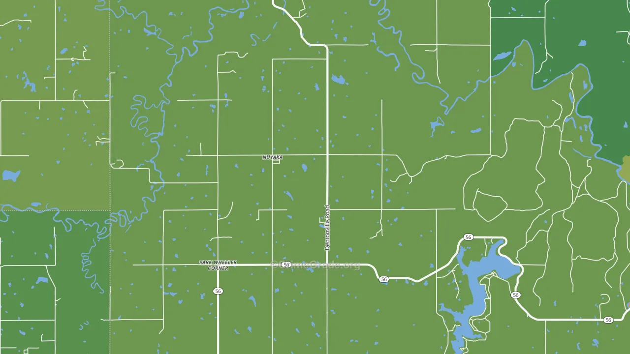 Nuyaka, OK Map of Drug-Related Crime Rates