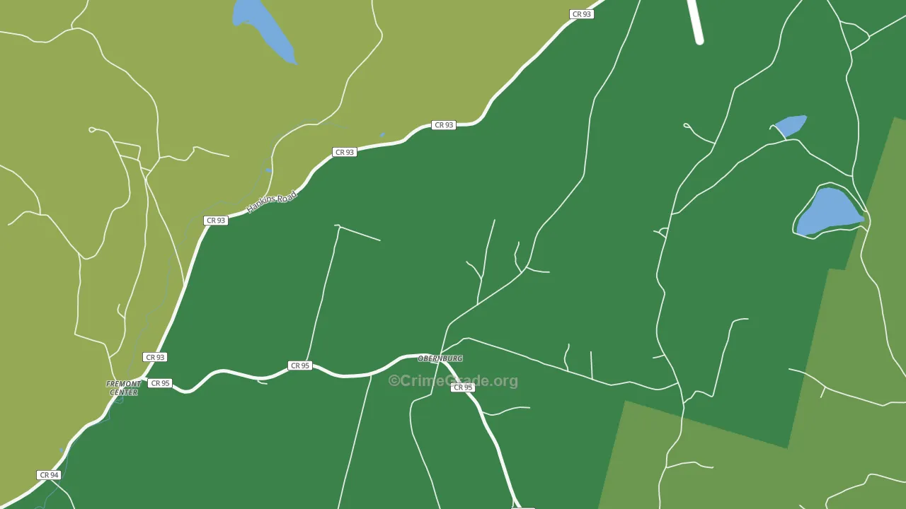 Obernburg, NY Map of Drug-Related Crime Rates