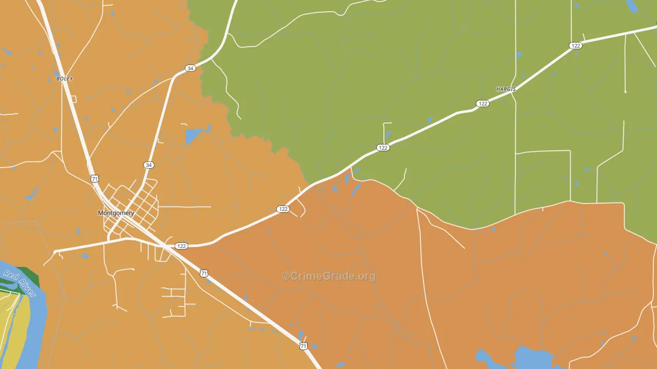 Odra, LA Map of Drug-Related Crime Rates