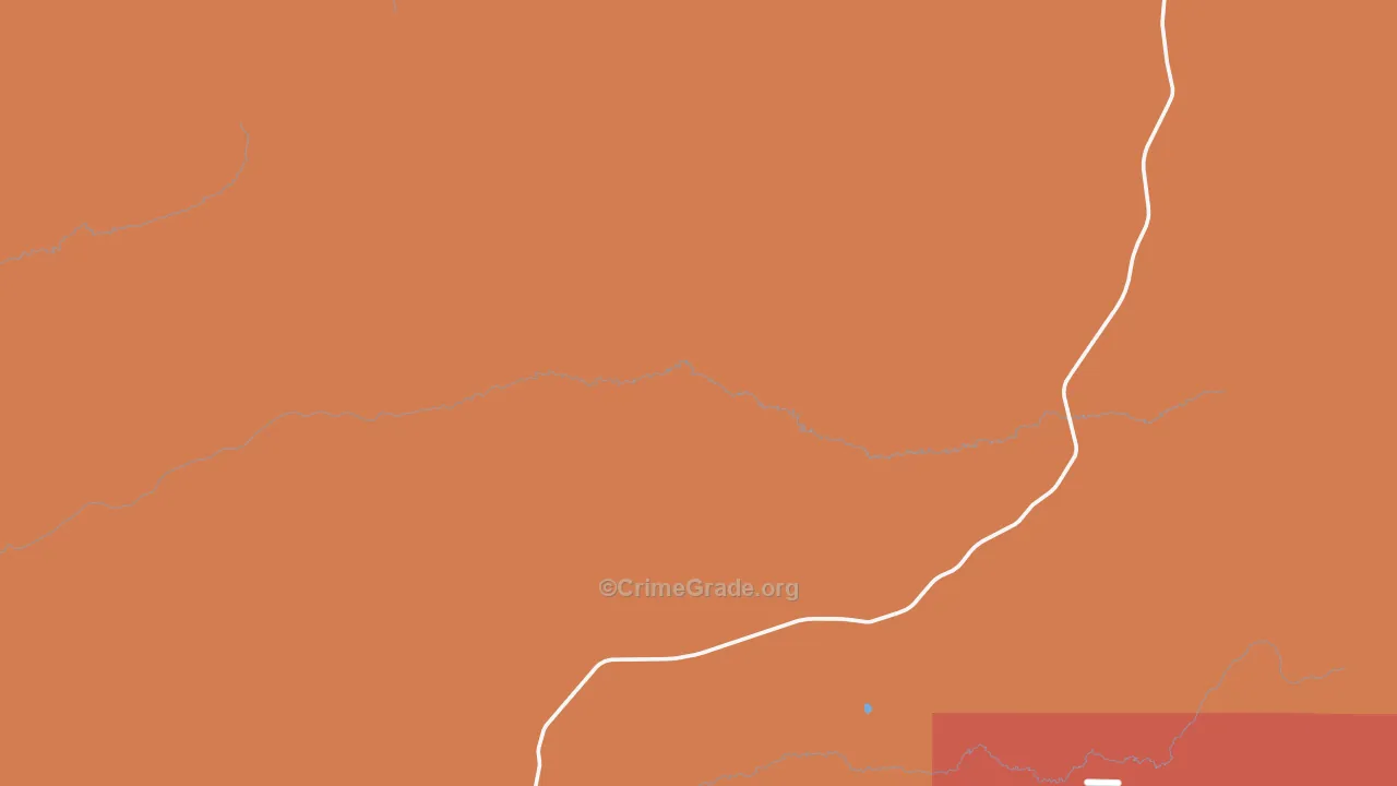 Ojito, NM Map of Drug-Related Crime Rates
