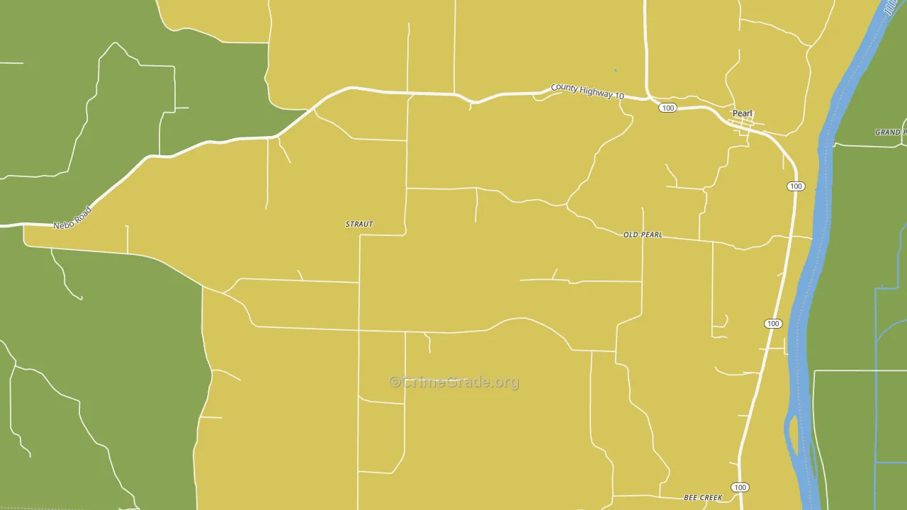 Old Pearl, IL Map of Drug-Related Crime Rates