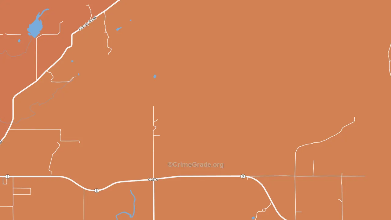 Oleta, OK Map of Drug-Related Crime Rates
