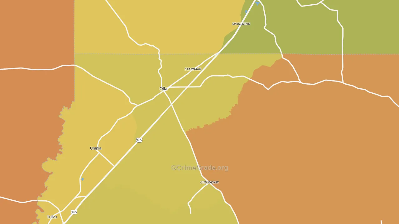 Olla, LA Map of Drug-Related Crime Rates