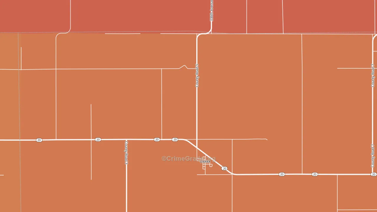 Onaka, SD Map of Drug-Related Crime Rates