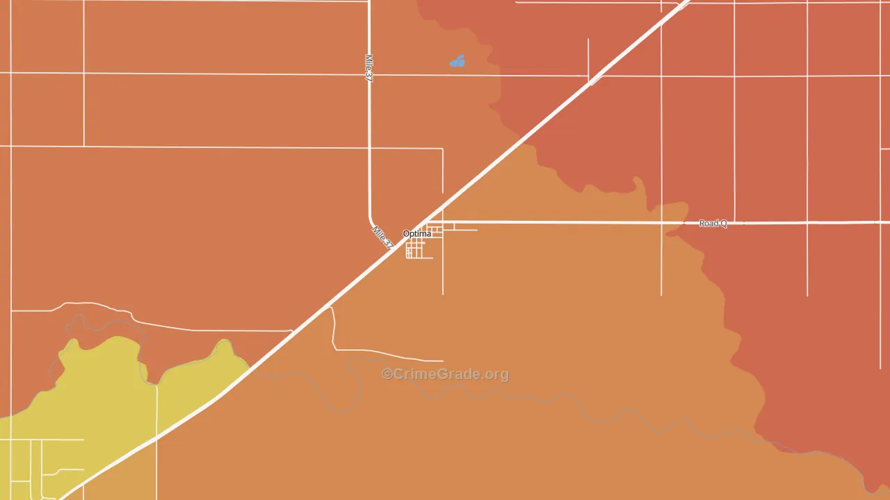 Optima, OK Map of Drug-Related Crime Rates