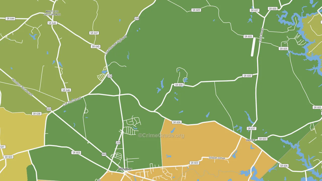 Orbit, VA Map of Drug-Related Crime Rates