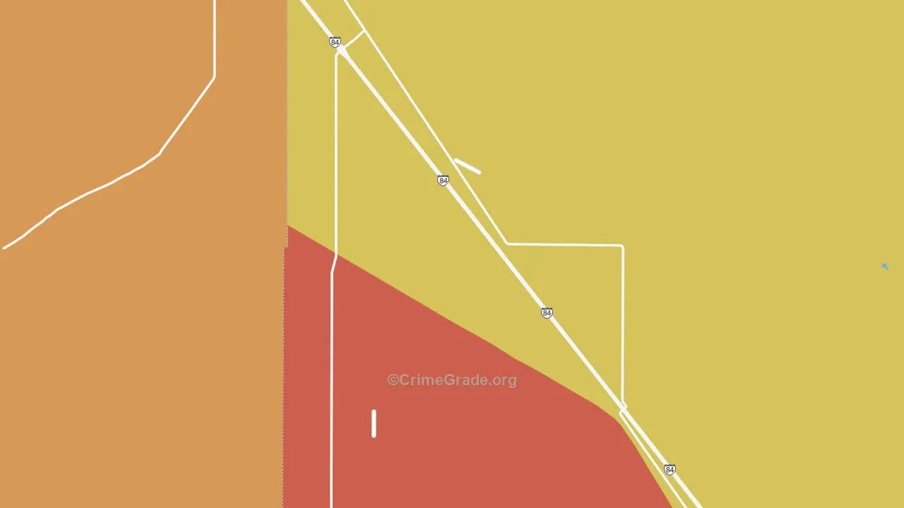 Orchard, ID Map of Drug-Related Crime Rates