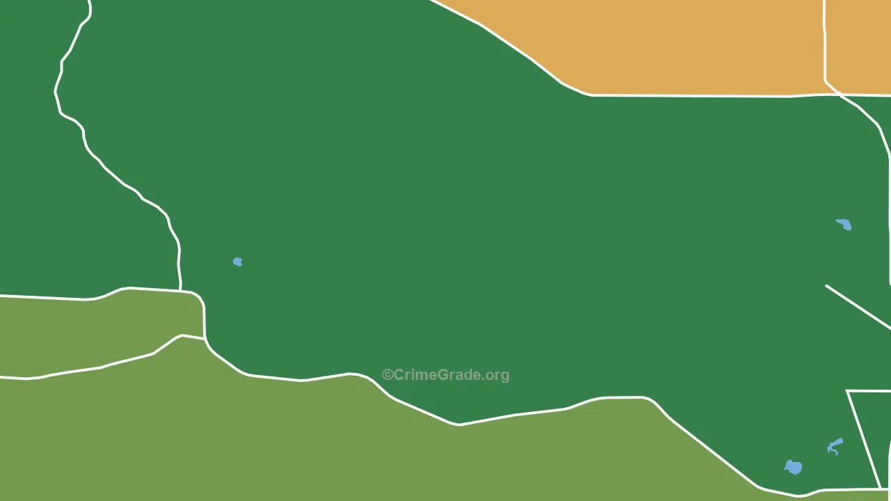 Orchard Valley, WY Map of Drug-Related Crime Rates