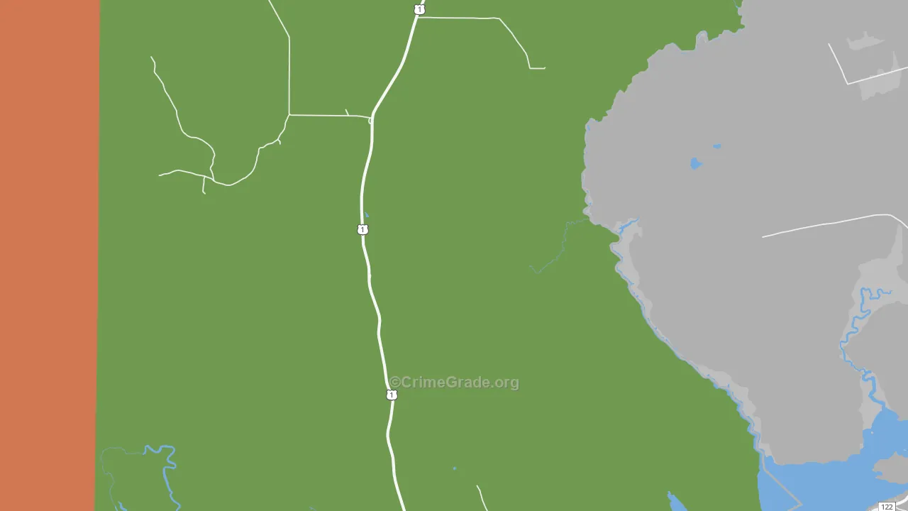 Orient, ME Map of Drug-Related Crime Rates