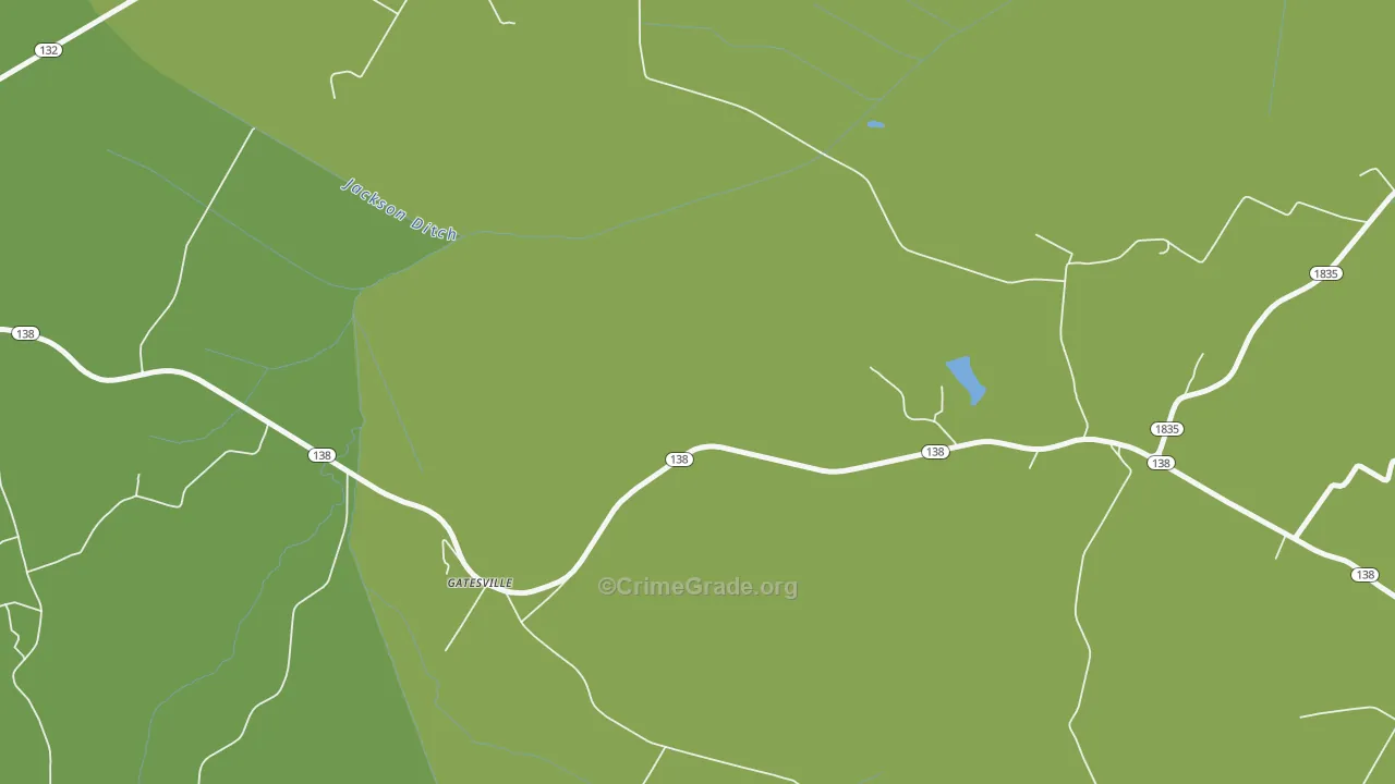 Ortiz, KY Map of Drug-Related Crime Rates