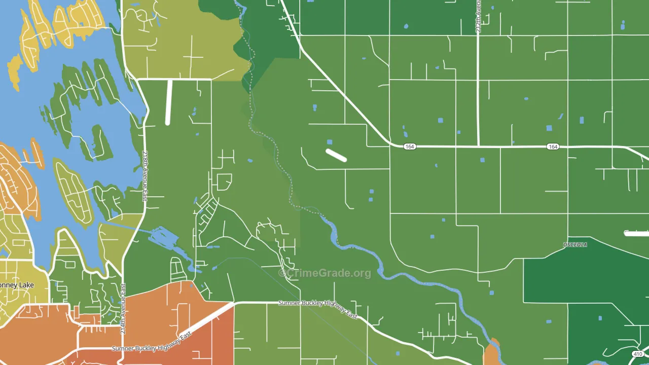 Osceola, WA Map of Drug-Related Crime Rates