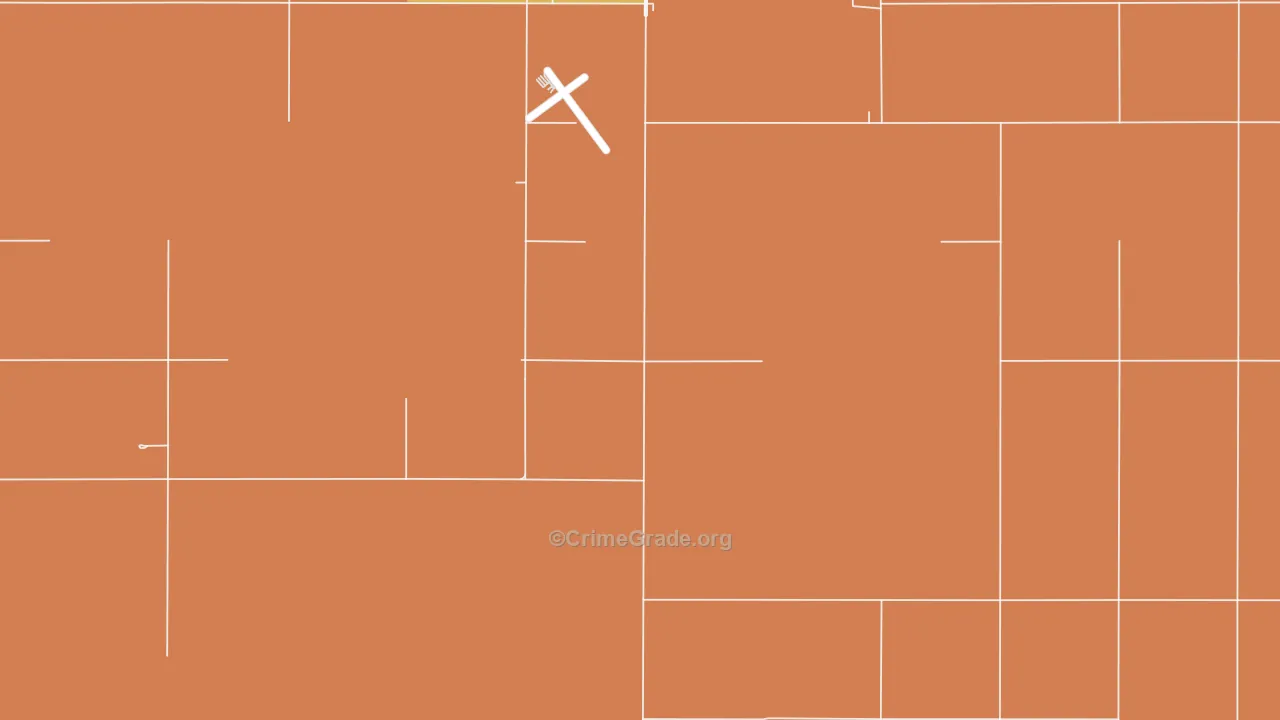 Owattonna, SD Map of Drug-Related Crime Rates