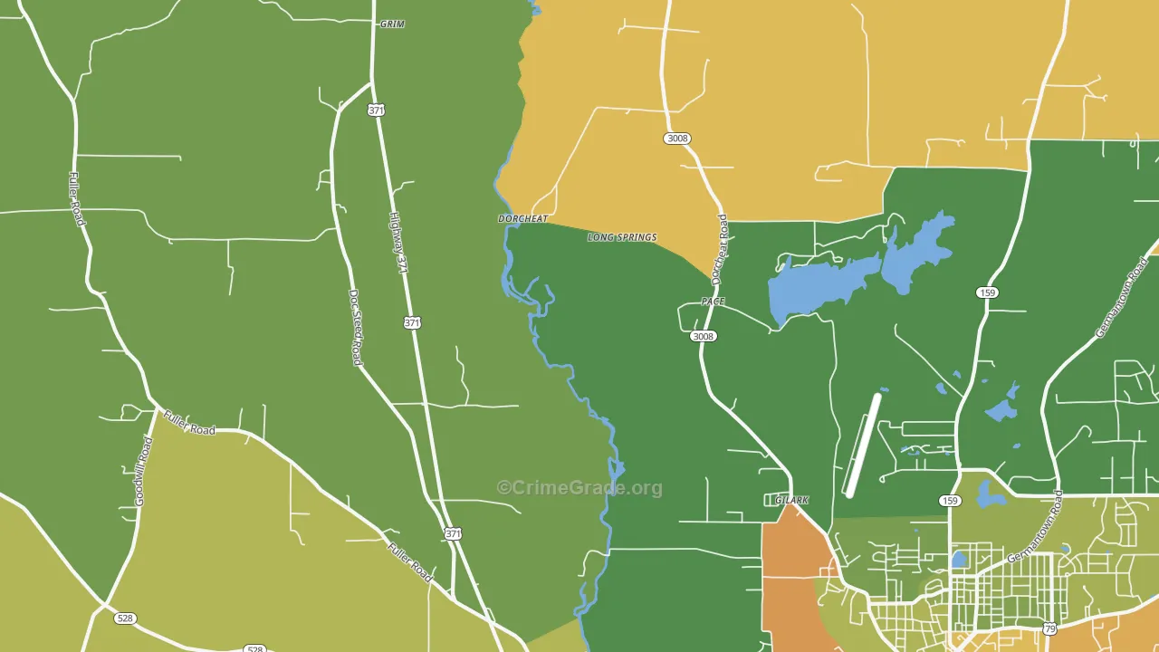 Pace, LA Map of Drug-Related Crime Rates