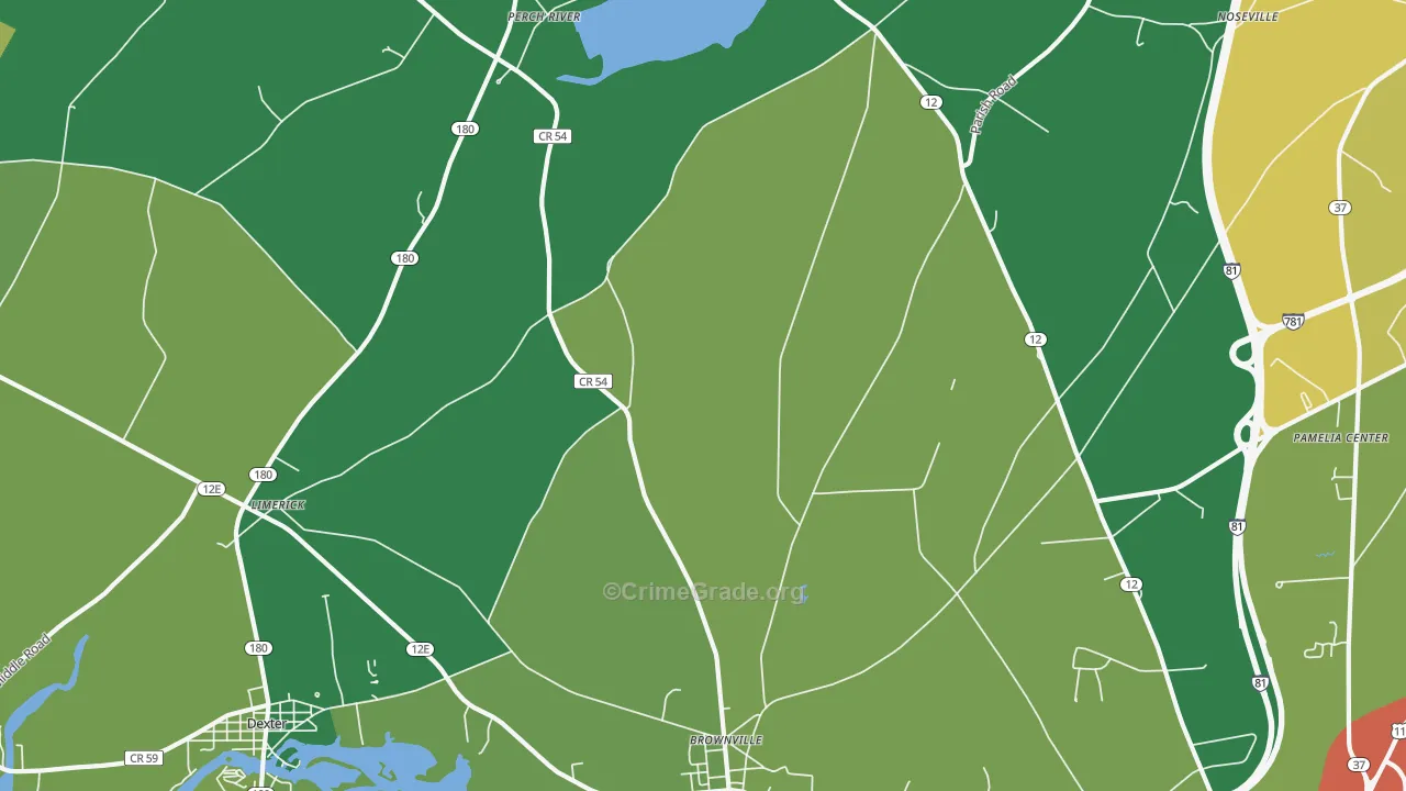Paddy Hill, NY Map of Drug-Related Crime Rates