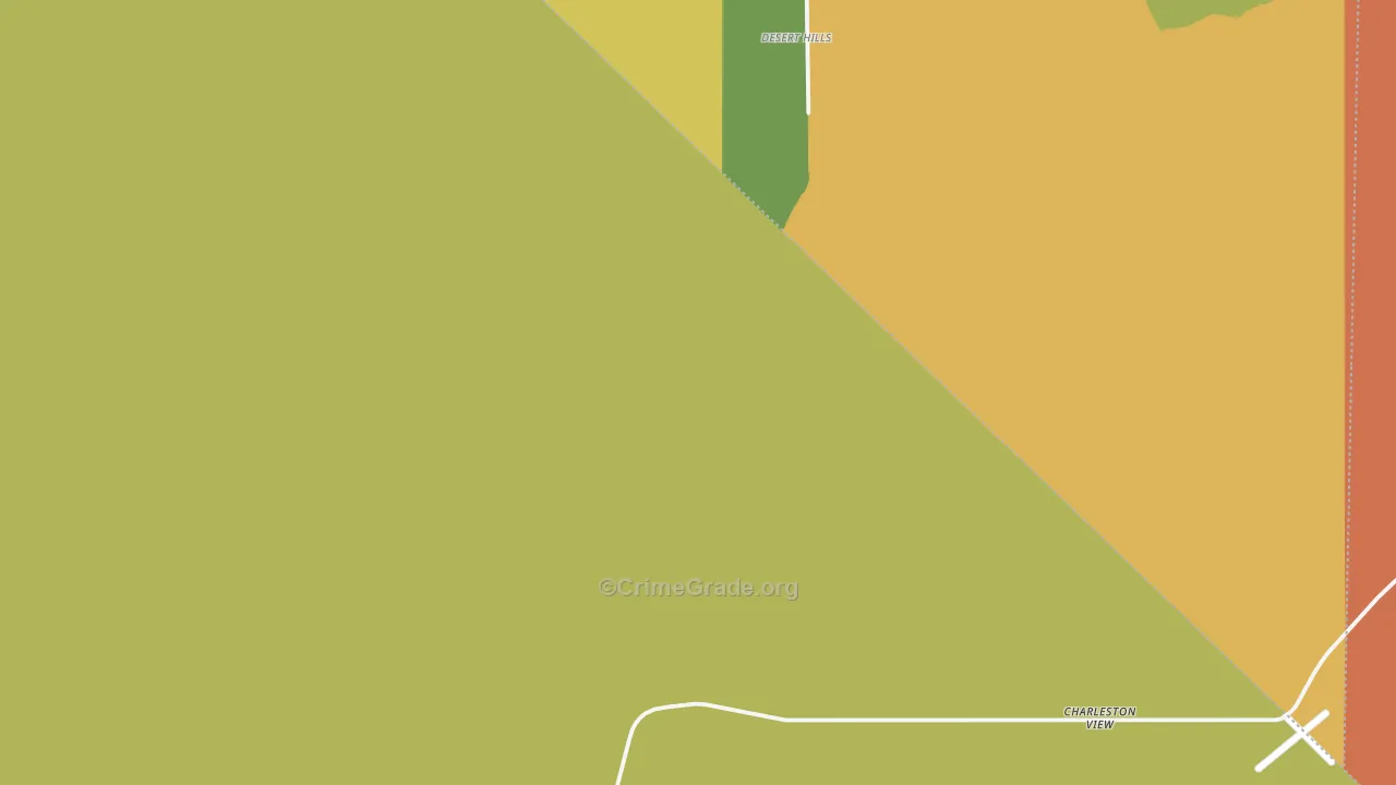 Pahrump, CA Map of Drug-Related Crime Rates