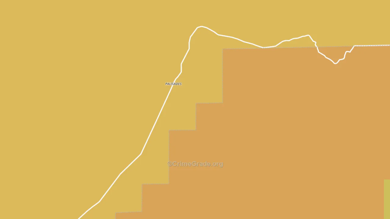 Palisades, WA Map of Drug-Related Crime Rates