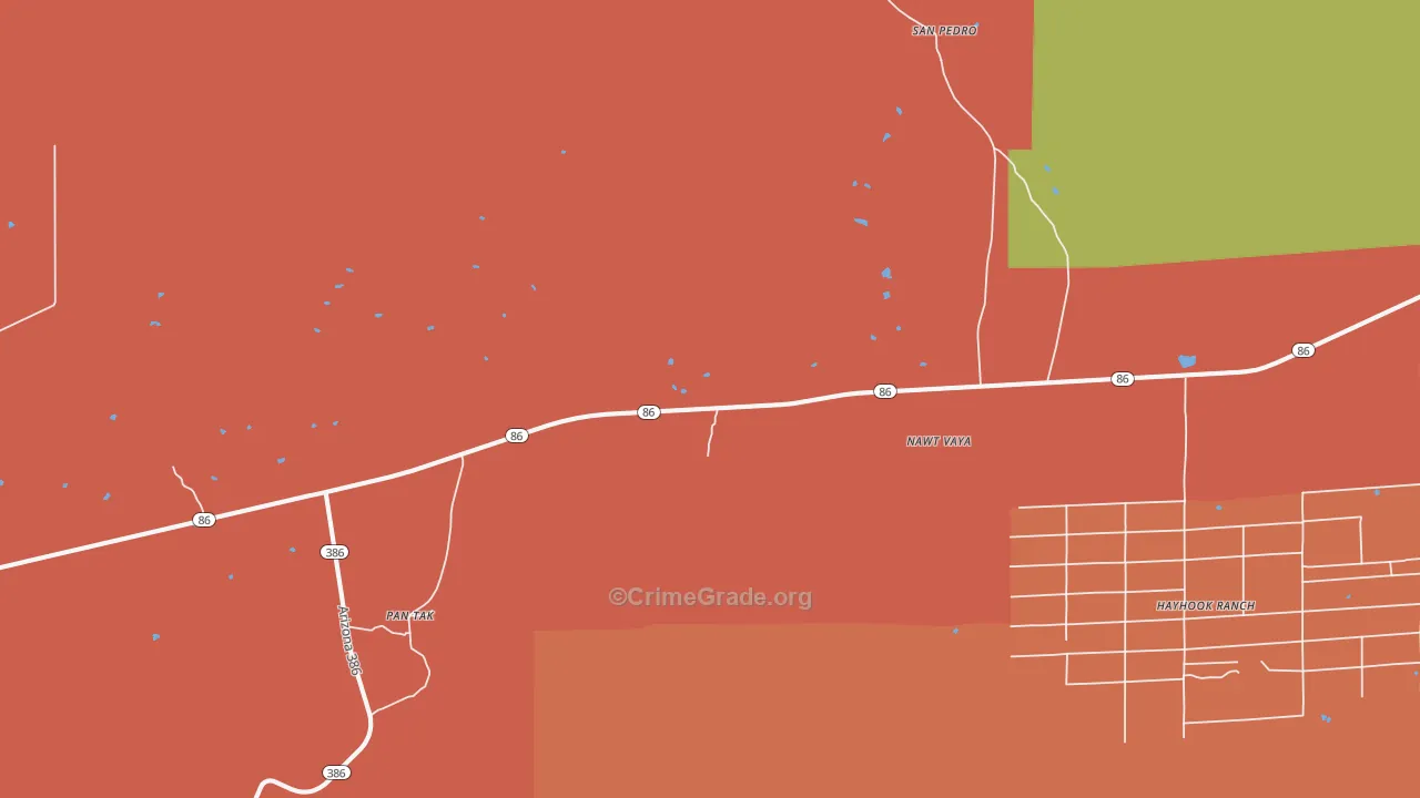 Pan Tak, AZ Map of Drug-Related Crime Rates