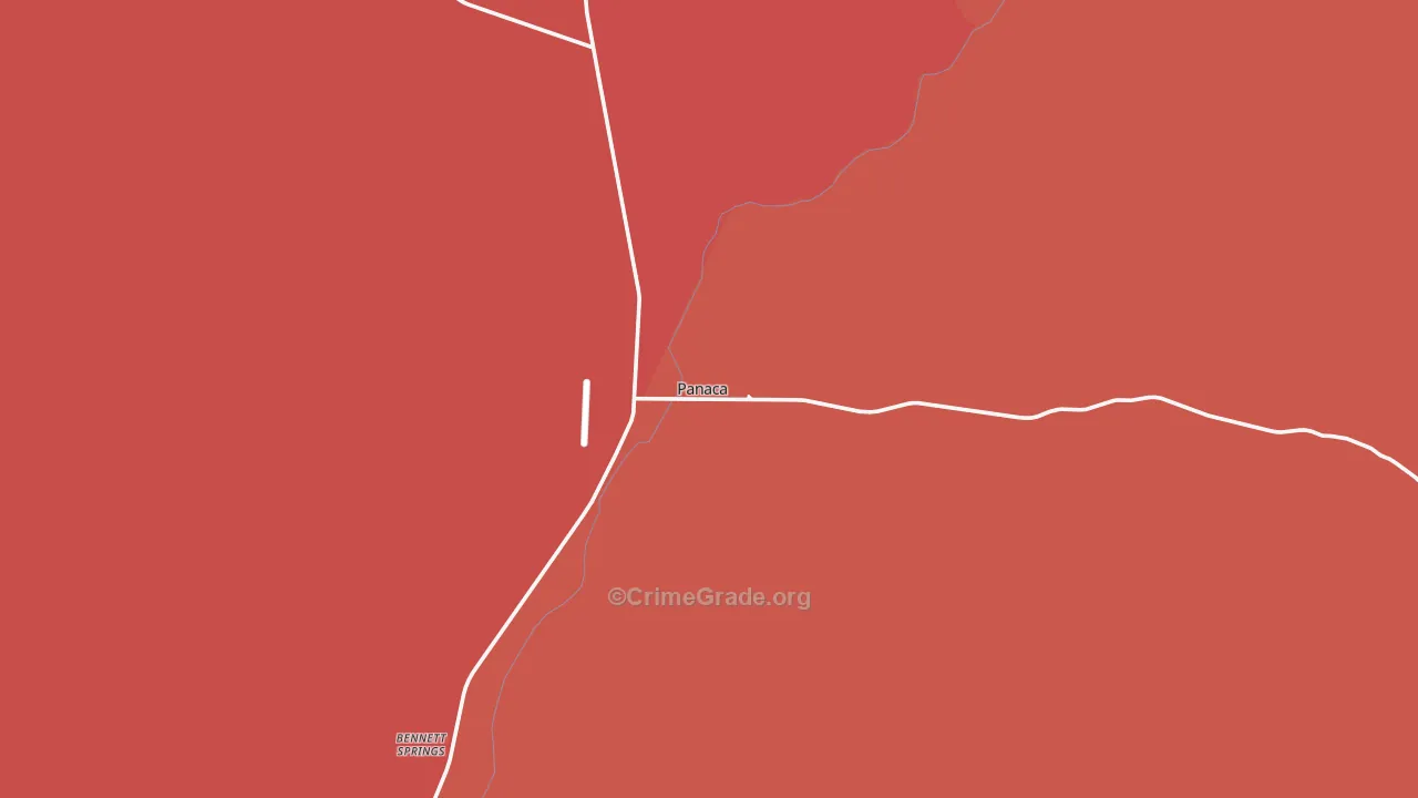 Panaca, NV Map of Drug-Related Crime Rates