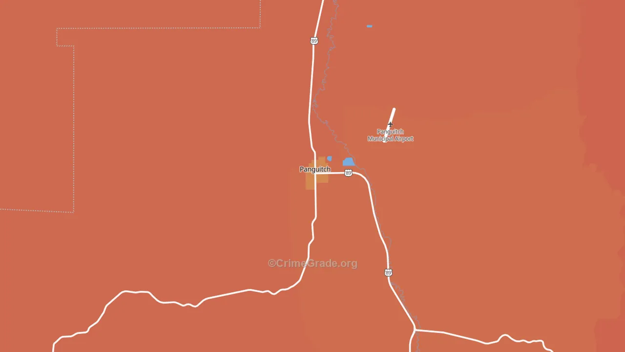 Panguitch, UT Map of Drug-Related Crime Rates