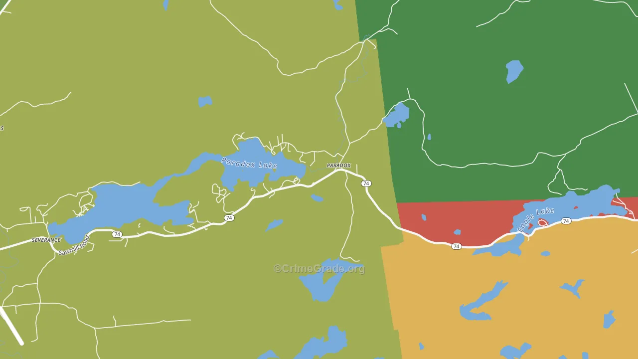 Paradox, NY Map of Drug-Related Crime Rates