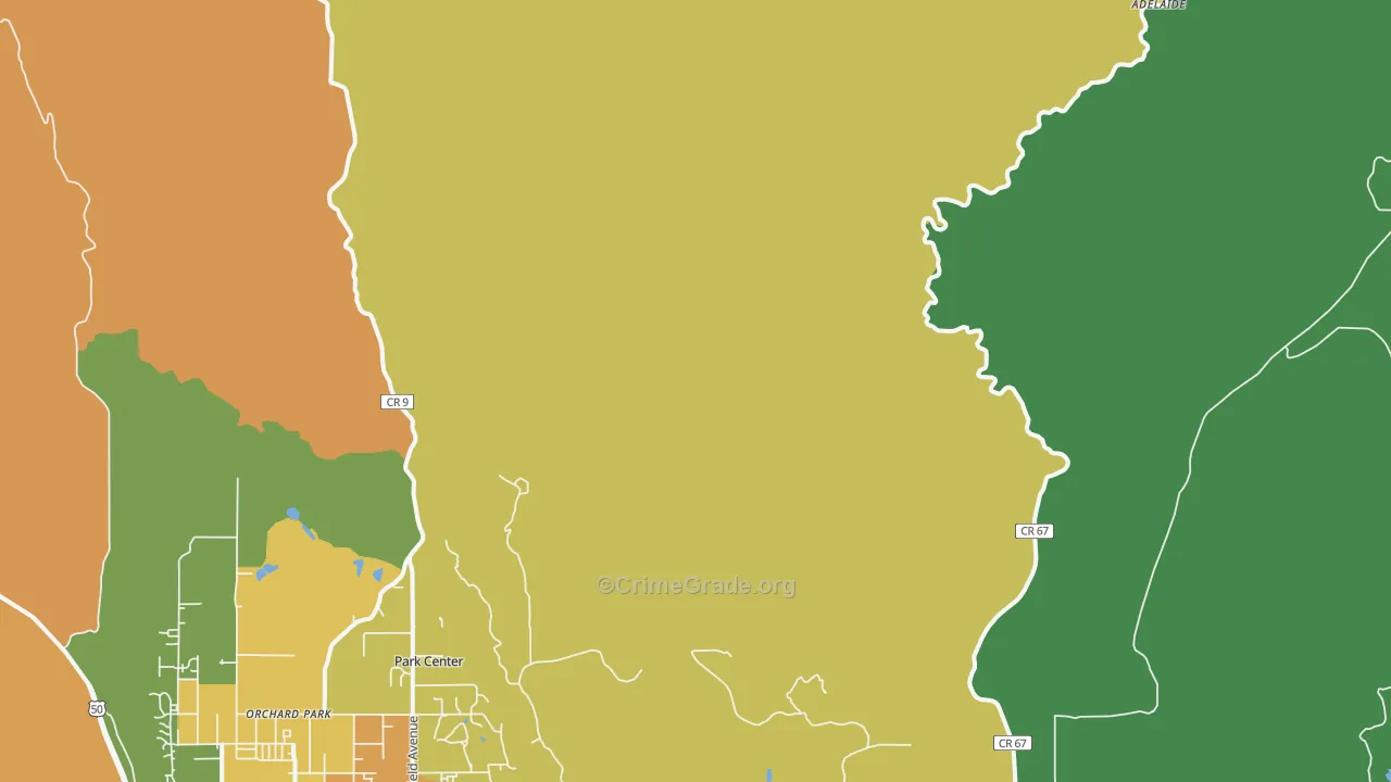 Park Center, CO Map of Drug-Related Crime Rates