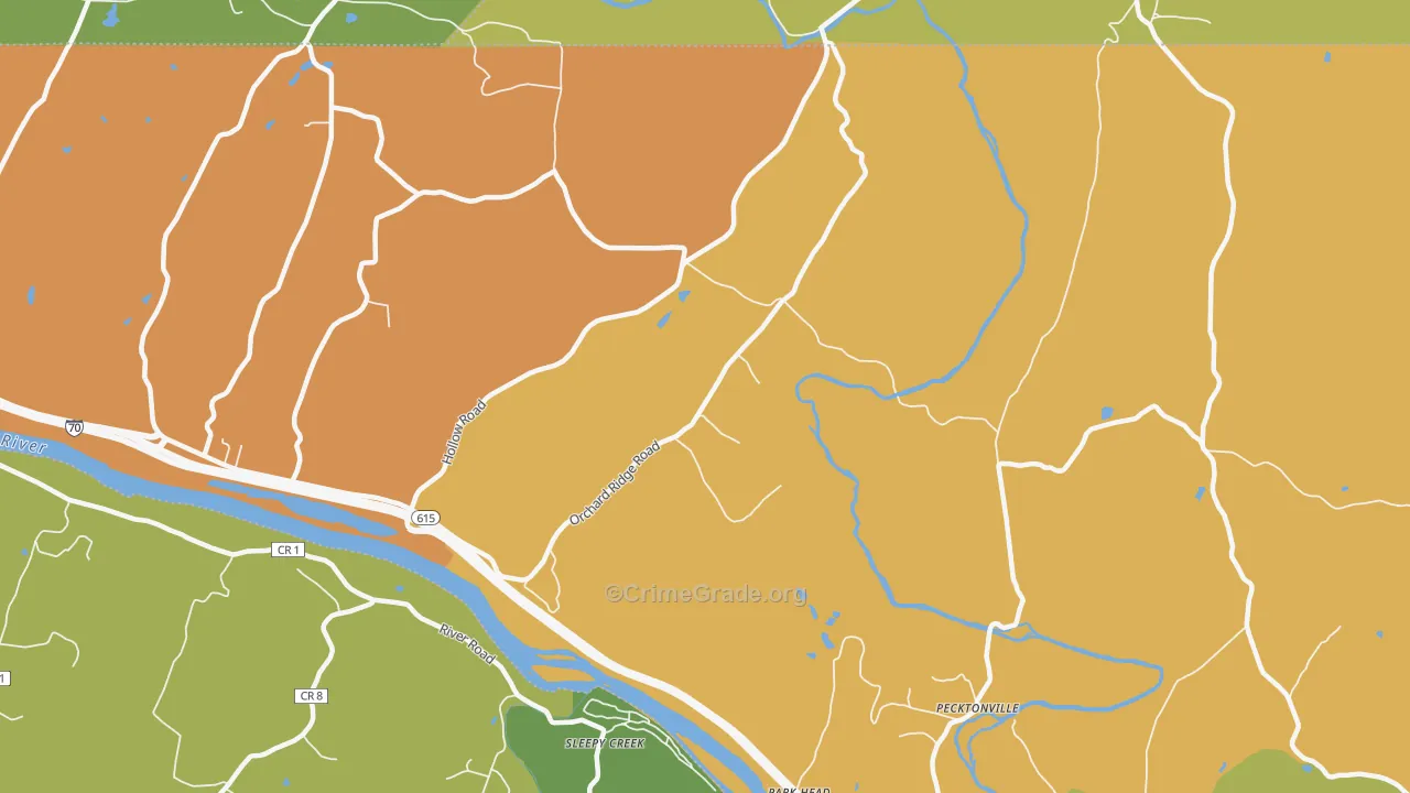 Park Head, MD Map of Drug-Related Crime Rates