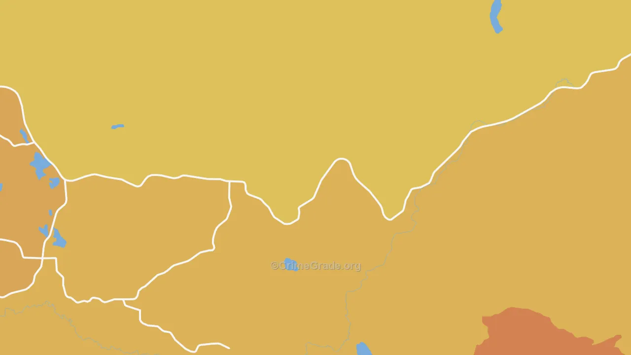 Park Rapids, WA Map of Drug-Related Crime Rates