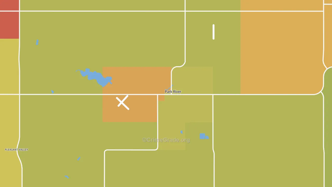 Park River, ND Map of Drug-Related Crime Rates