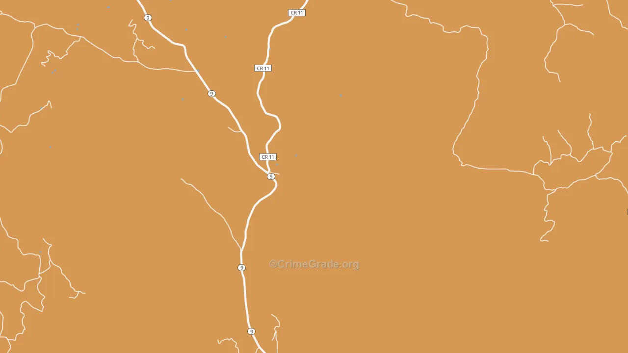 Parkdale, CO Map of Drug-Related Crime Rates