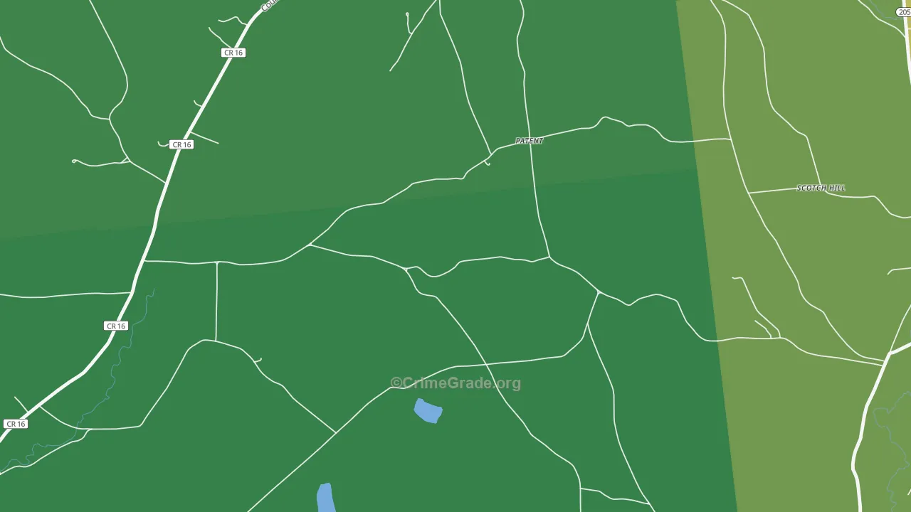 Patent, NY Map of Drug-Related Crime Rates