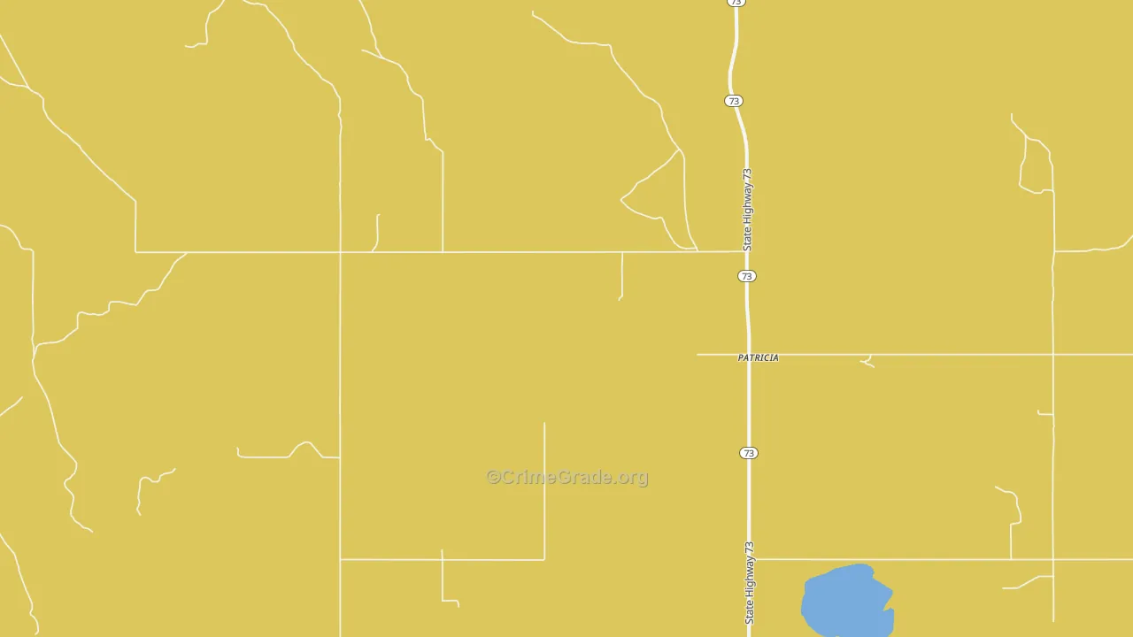 Patricia, SD Map of Drug-Related Crime Rates