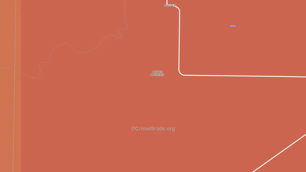 Peacock, TX Map of Drug-Related Crime Rates