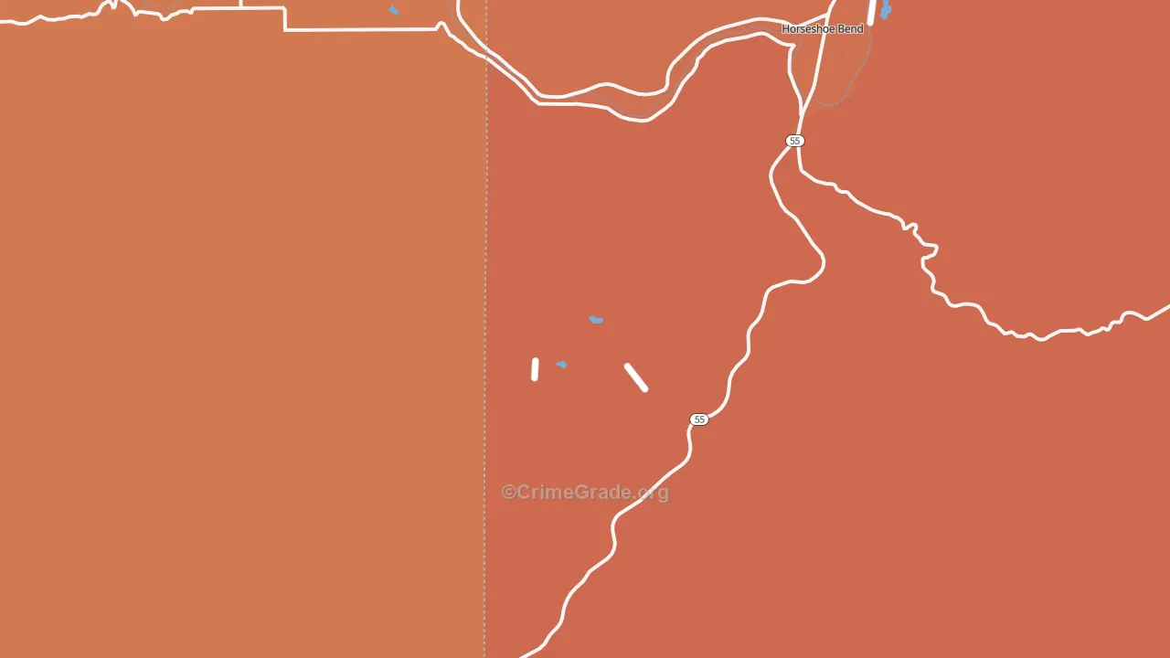 Pearl, ID Map of Drug-Related Crime Rates