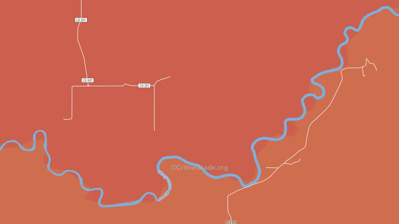 Pedro, SD Map of Drug-Related Crime Rates