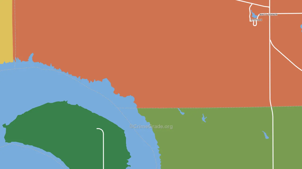 Peno, SD Map of Drug-Related Crime Rates