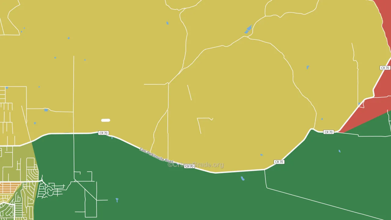 Perkinsville, AZ Map of Drug-Related Crime Rates