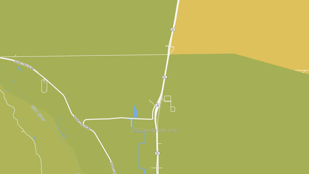 Perryville, AZ Map of Drug-Related Crime Rates