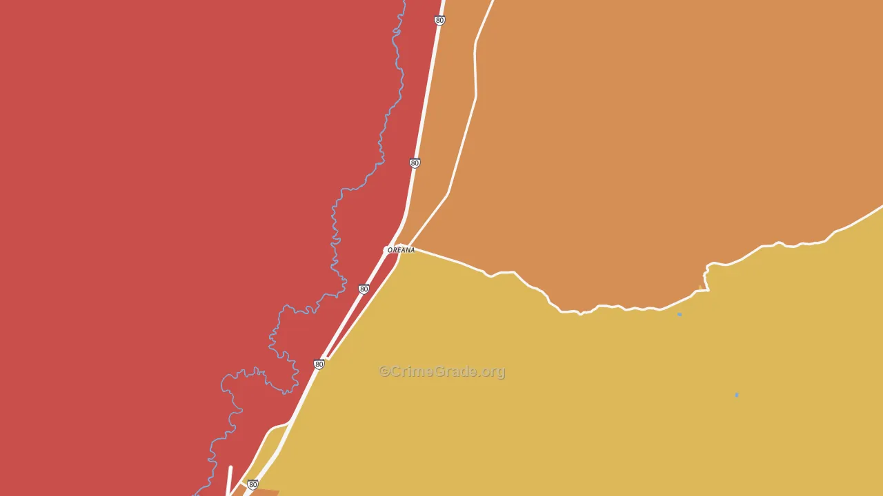 Pershing County, NV Map of Drug-Related Crime Rates