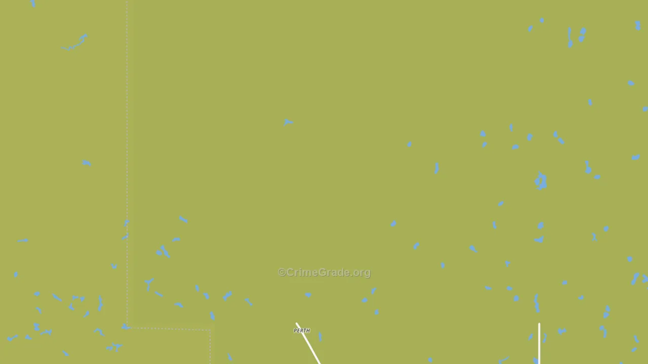 Perth, ND Map of Drug-Related Crime Rates