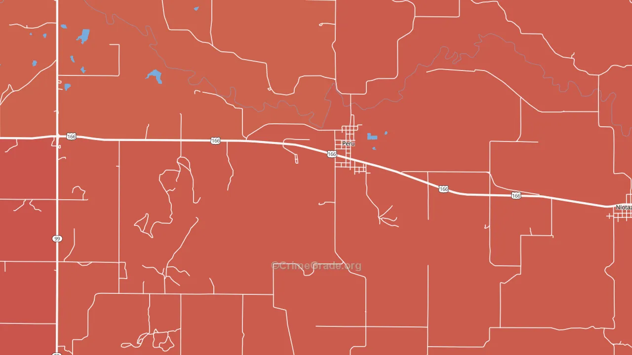 Peru, KS Map of Drug-Related Crime Rates