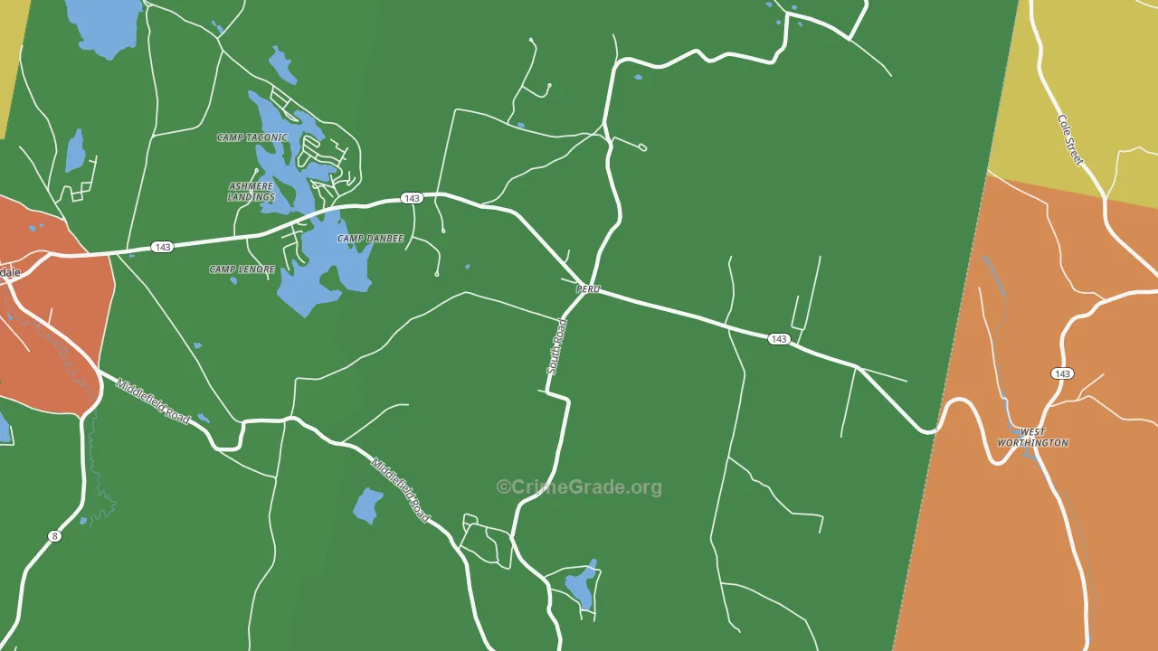 Peru, MA Map of Drug-Related Crime Rates