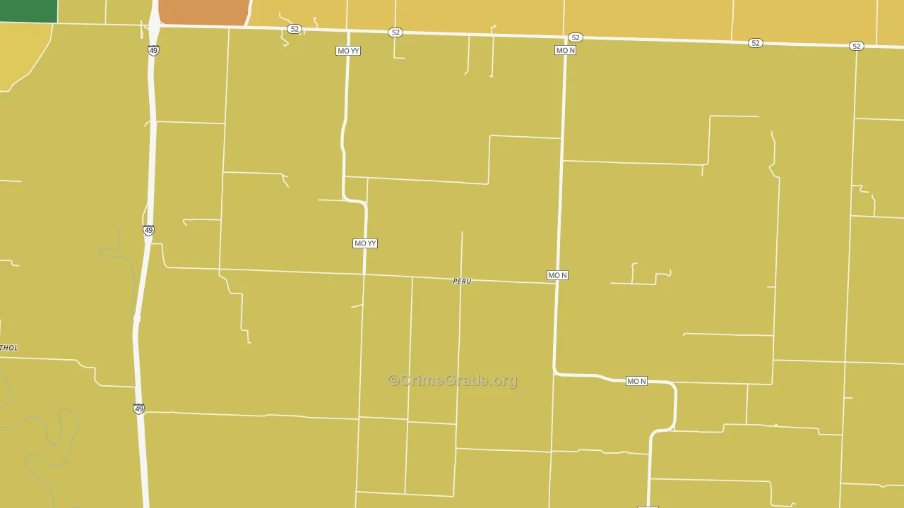 Peru, MO Map of Drug-Related Crime Rates