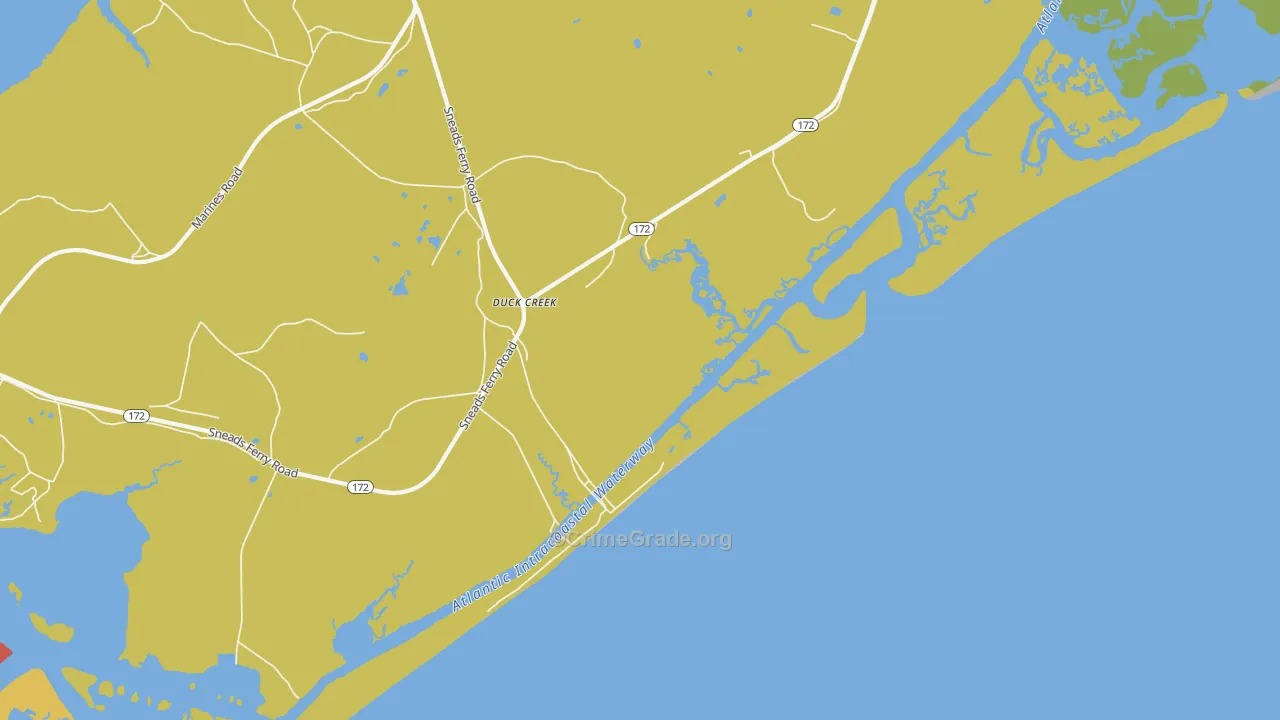 Peru, NC Map of Drug-Related Crime Rates
