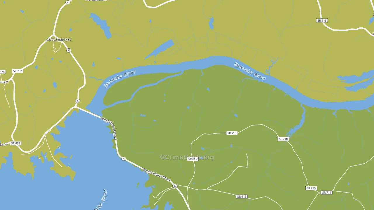 Phillis, VA Map of Drug-Related Crime Rates