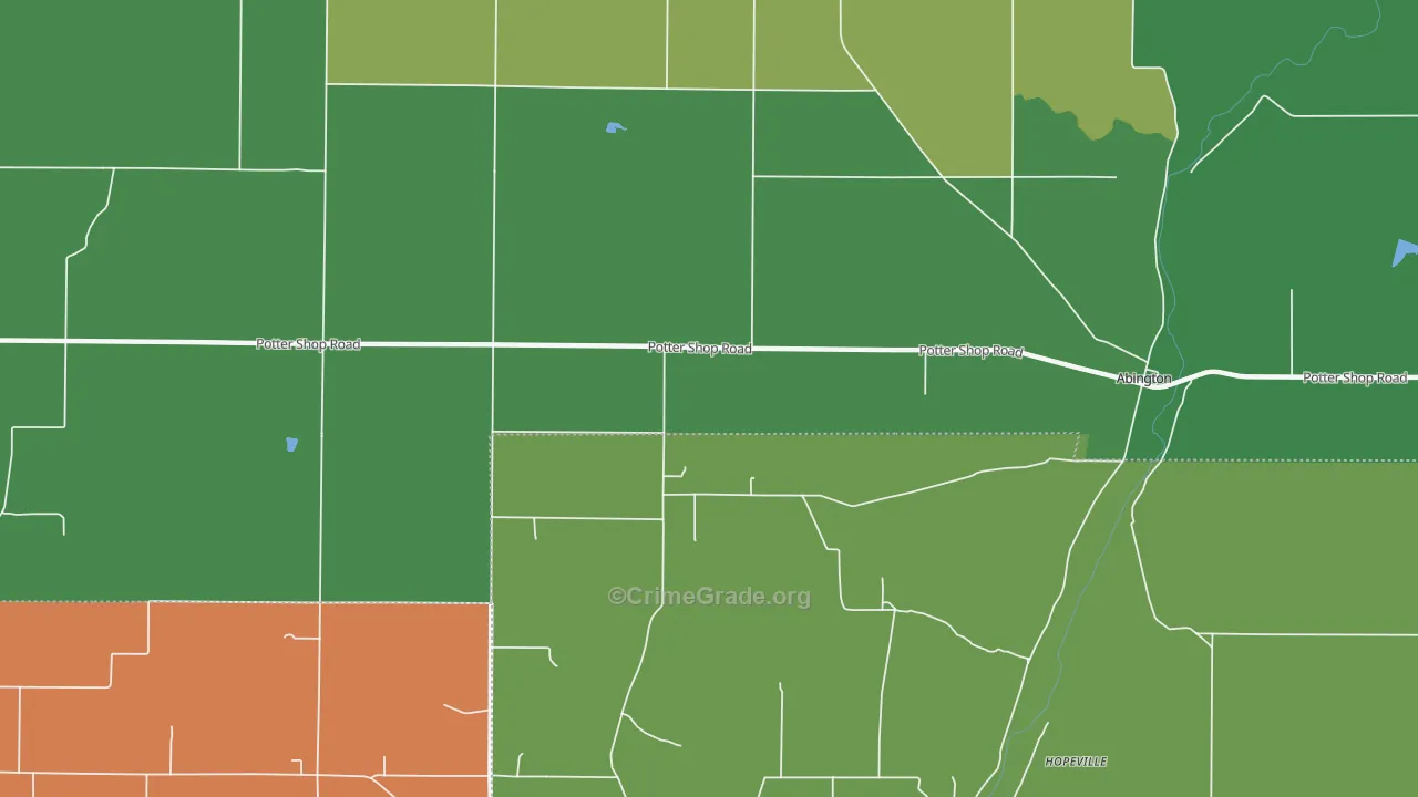 Philomath, IN Map of Drug-Related Crime Rates