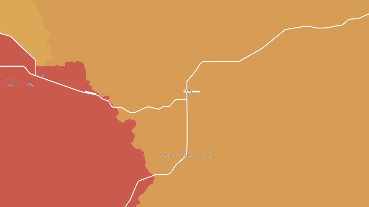 Picabo, ID Map of Drug-Related Crime Rates