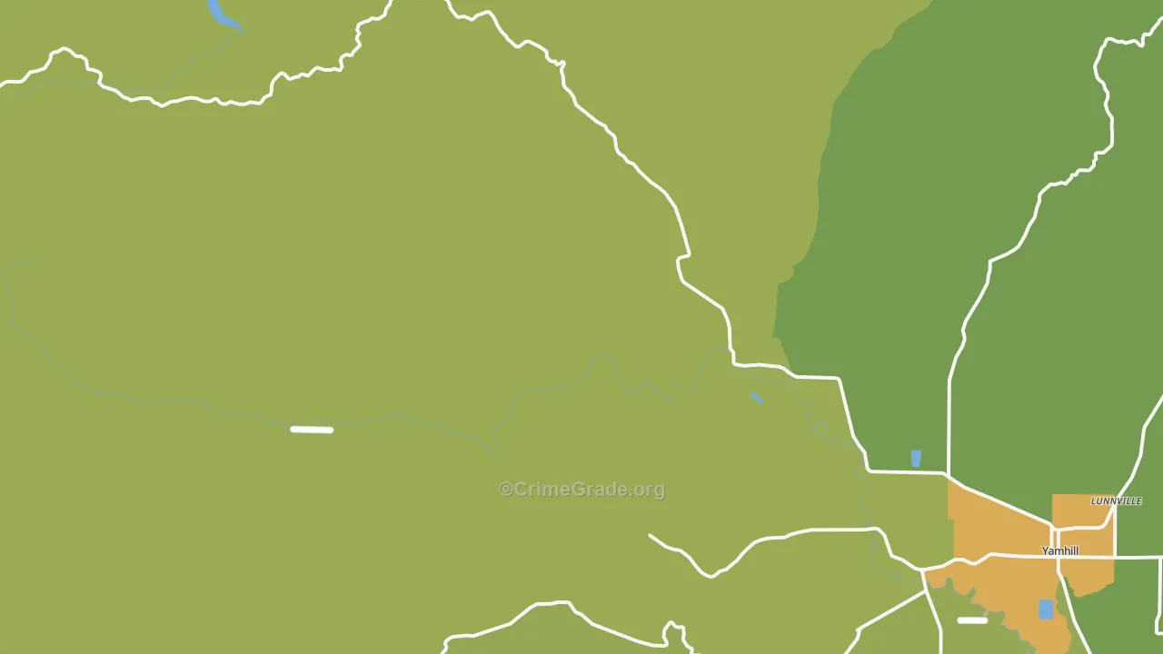 Pike, OR Map of Drug-Related Crime Rates