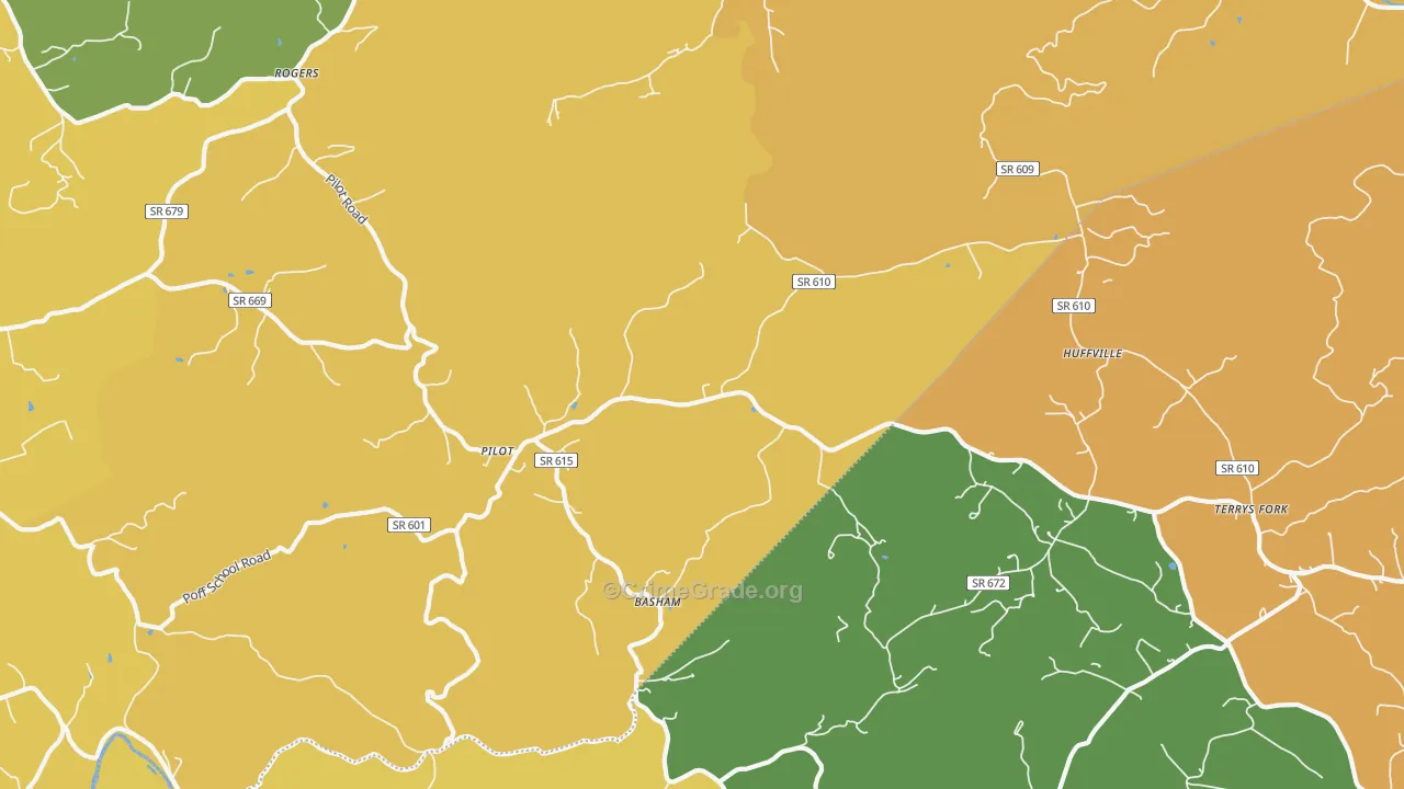 Pilot, VA Map of Drug-Related Crime Rates