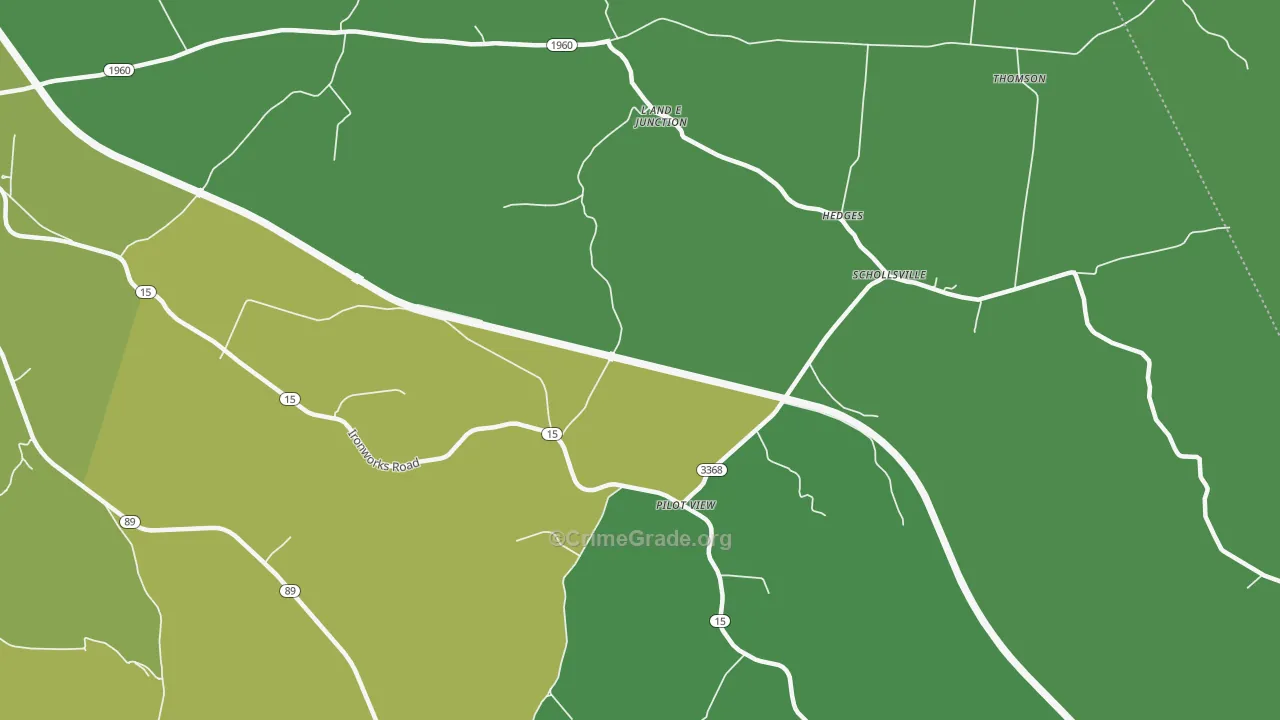 Pilot View, KY Map of Drug-Related Crime Rates
