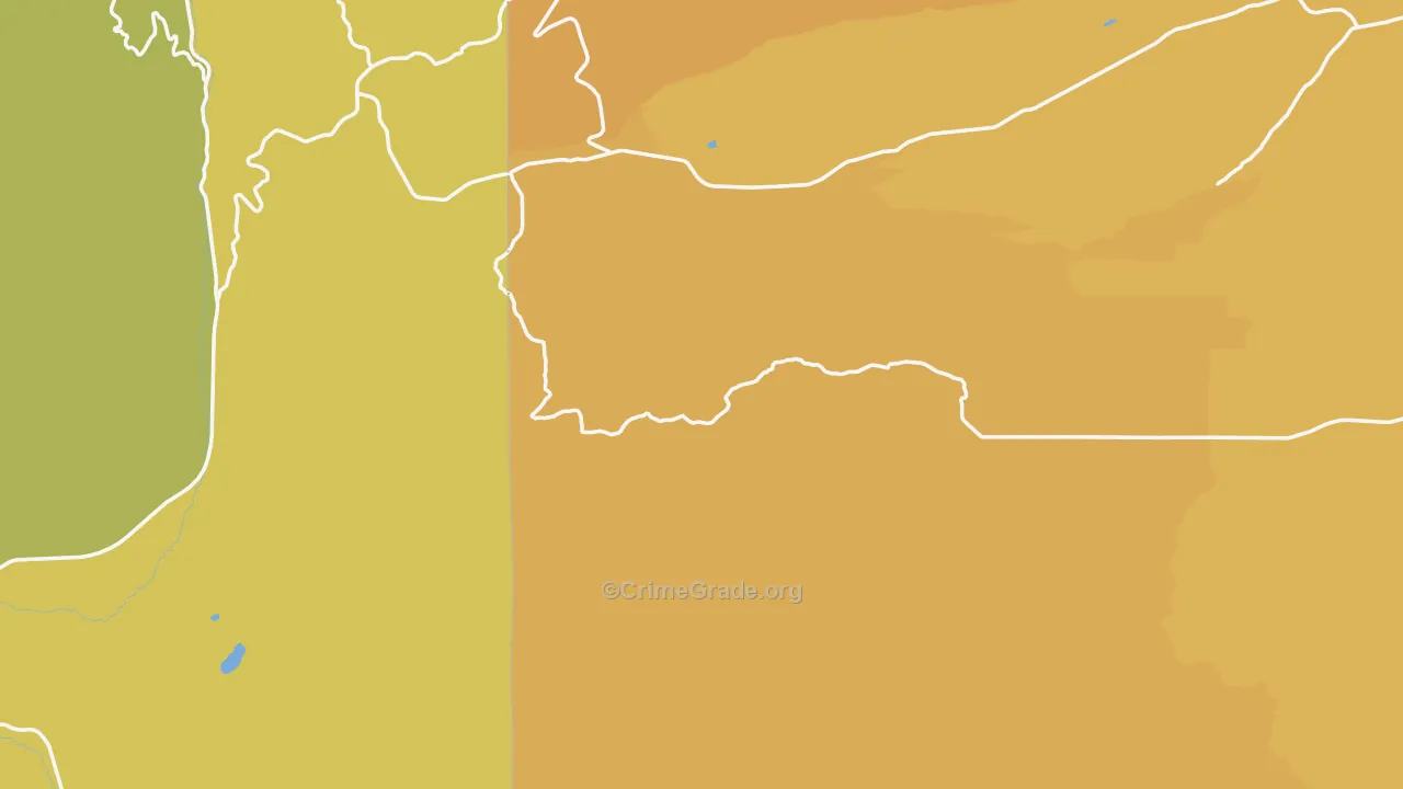 Pine Grove, OR Map of Drug-Related Crime Rates